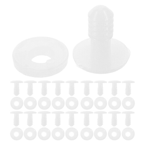 250Ensembles Accessoires Plastique Blancs, Joints Flexibles DIY 1
