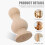 Beige Solid Wood Stair and Bed Post Finials Unfinished Decorative 7
