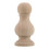 Beige Solid Wood Stair and Bed Post Finials Unfinished Decorative 1