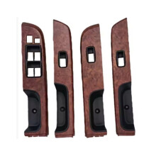 For Y61 2005-2023 Car Window Glass Lift Panel Cover 74232-0K620 Door Armrest Upper Panel Trim Wood Grain