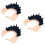 3Pièces Chapeau Bébé , Protection Yeux, Bordures Douces 4