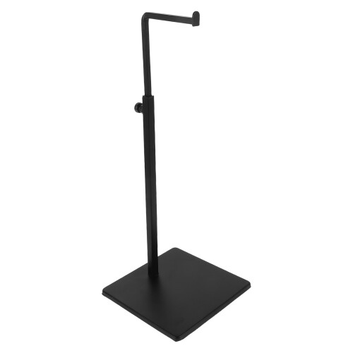 3Pcs Black Metal Doll Stand Holder Adjustable Figure Support Base