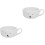 2Pcs White Ceramic Mug Cute Milk Cup Coffee Tea Drinkware 4