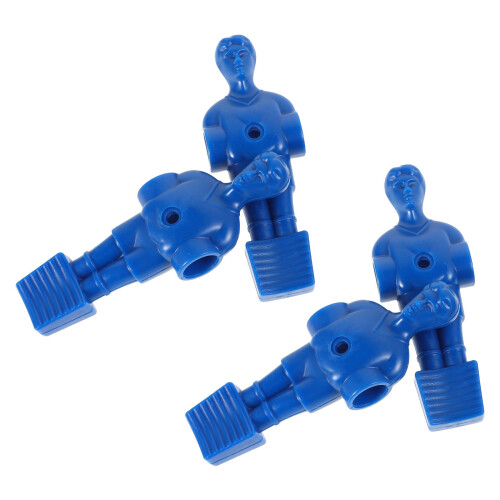8Pcs Blue Compact Foosball Figures Table Soccer Player Replacement Set 1