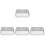 4Pcs Lightweight Stainless Steel Baking Pans Rectangle for Oven Use 4