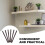 12Pcs Space Saving Floating Shelf Brackets Metal Hidden Wall Supports 6