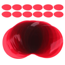 30Pcs Warm Red Self Adhesive Pet Film Sheets for Light Color Changing