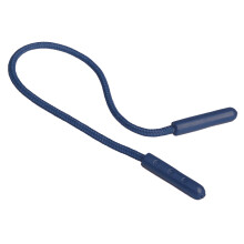 90Pcs Dark Blue Zipper Pullers Plastic Rope for DIY Bag Jacket Repair