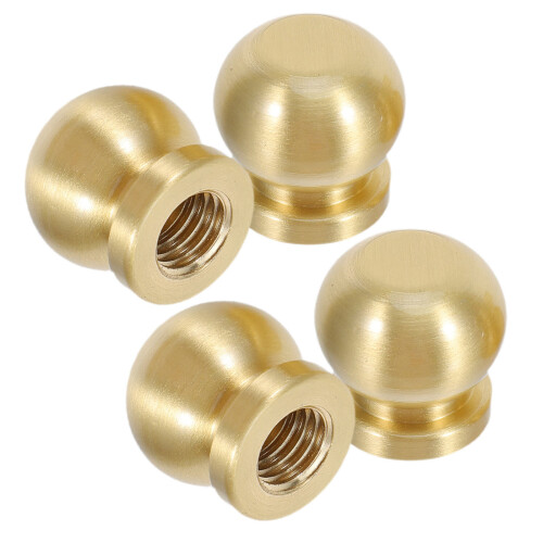 12Pcs Heavy-Duty Brass Feet for Boxes Wood Tray Replacement Hardware 1