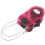 6Pcs Retractable Cable Lock Heavy Duty Bike Ski Security 3
