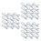 90Pcs Dark Blue Zipper Pullers Plastic Rope for DIY Bag Jacket Repair 7