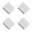 8Pièces Auto-Nettoyante Pour Mini Cochons Avec Vis, 4