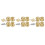 12Pcs Heavy-Duty Brass Feet for Boxes Wood Tray Replacement Hardware 9