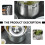 3Pcs Creative Egg Yolk Separator Hollow Hole Egg White Filter Silver 5