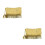 200Pcs Golden Dessert Elegant Party Utensils 6