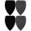 4Pcs Lightweight Black Car Cleaning Sponge Pads for Interior Use 6
