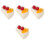 4Pcs Fake Cake Models PU PVC Simulation Dessert Display 5