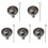 3Sets Stainless Steel Small Funnels for Kitchen and Laboratory 1