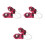 6Pcs Retractable Cable Lock Heavy Duty Bike Ski Security 5