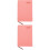 2Pcs Delicate Pink PU Daily Planner Notebook Organizer for Home Office 7