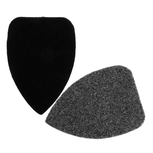 4Pcs Lightweight Black Car Cleaning Sponge Pads for Interior Use 1
