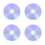 4Pcs Plastic Blank Cd Discs for Data Audio Video Storage 5