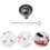 3Sets Stainless Steel Small Funnels for Kitchen and Laboratory 11