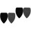 4Pcs Lightweight Black Car Cleaning Sponge Pads for Interior Use 5