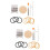 2Sets Portable Small Weaving Loom DIY Knitting Kit Assorted Colors 7