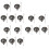 3Sets Stainless Steel Small Funnels for Kitchen and Laboratory 7
