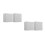 4Pcs Stainless Steel Recessed Socket Box Easy Install Wall Mount 6