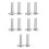 10Pcs Stainless Steel Coconut Hole Maker Efficient Manual Punch Tool 7