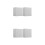 4Pcs Stainless Steel Recessed Socket Box Easy Install Wall Mount 8