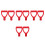 8Pcs Universal Red Plastic Replacement Handles for Garden Tools 6
