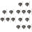 3Sets Stainless Steel Small Funnels for Kitchen and Laboratory 6