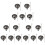 3Sets Stainless Steel Small Funnels for Kitchen and Laboratory 2
