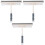 3Pcs Double-Sided Plastic Squeegee for Shower and Car Windows 5