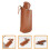2Pcs Chocolate Lighter Cases Portable Telescopic Sleeve Covers 11