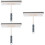 3Pcs Double-Sided Plastic Squeegee for Shower and Car Windows 9