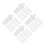 320Pcs Shutter Repair Pins White Plastic Spring Loaded Replacement Kit 10