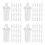 320Pcs Shutter Repair Pins White Plastic Spring Loaded Replacement Kit 5