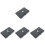 4Pcs A5 Business Planner Black Schedule Notebook for Daily Use 2