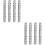8Pcs Silver Creative Scrapbook Binder Office File Clips 7