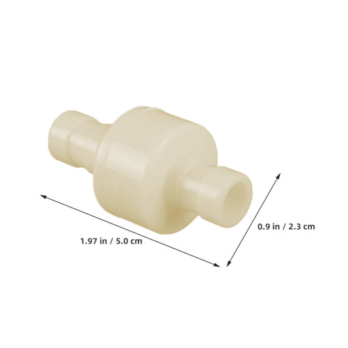6Pcs White Plastic Quick Connect Check Valve for Water Dispenser Use 2