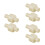 6Pcs White Plastic Quick Connect Check Valve for Water Dispenser Use 10