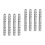 8Pcs Silver Creative Scrapbook Binder Office File Clips 5