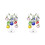 2Sets Delicate Crystal Tree with Assorted Color Desktop Decor 3