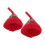 2Pcs Red Cotton Triangular Pot Handle Covers Heat Resistant Lid Caps 8