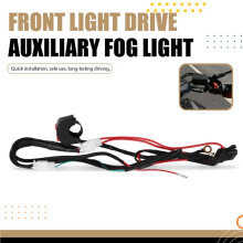 LED Light Bar Wiring Harness Motorcycle Handlebar Harness for Headlight Driving Fog Lights Auxiliary 1 Lead