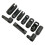 10PCS Black CR-V Steel Master Sensor Socket Kit Tool O2 Oxygen Sensor Pressure Wrench Socket Removal Tool 4